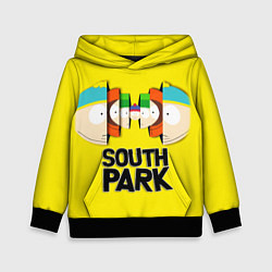 Толстовка-худи детская South Park - Южный парк персонажи, цвет: 3D-черный