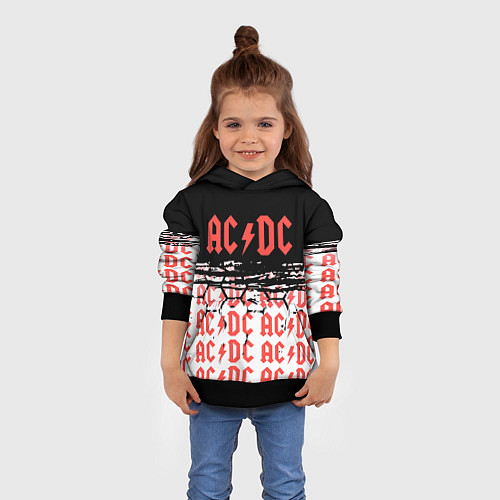 Детская толстовка ACDC переменный ток / 3D-Черный – фото 4