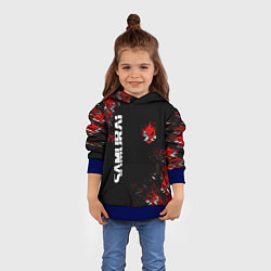 Толстовка-худи детская КИБЕРПАНК 2077 SAMURAI CYBERPUNK 2077, цвет: 3D-синий — фото 2