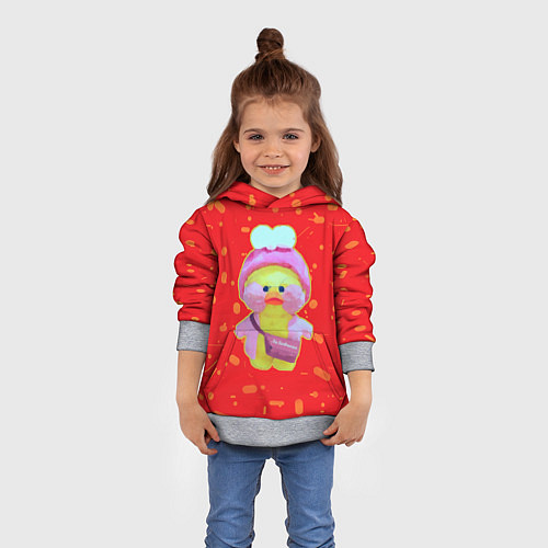 Детская толстовка Лалафания / 3D-Меланж – фото 4
