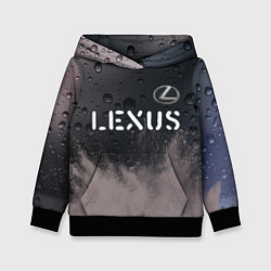 Толстовка-худи детская LEXUS Lexus - Краски, цвет: 3D-черный