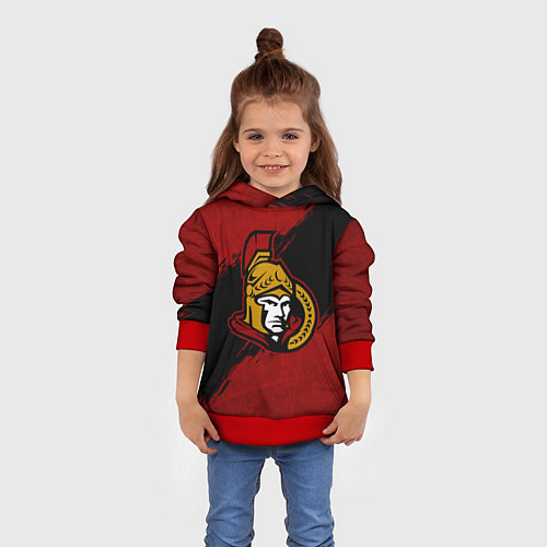 Детская толстовка Оттава Сенаторз , Ottawa Senators / 3D-Красный – фото 4