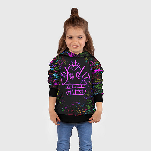 Детская толстовка League Of Legends граффити / 3D-Черный – фото 4