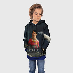 Толстовка-худи детская Prey Инженер, цвет: 3D-синий — фото 2