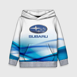 Толстовка-худи детская Subaru Спорт текстура, цвет: 3D-меланж