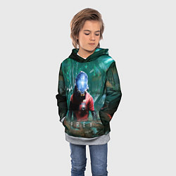 Толстовка-худи детская Prey game, цвет: 3D-меланж — фото 2
