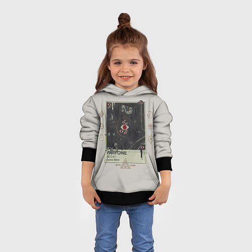 Детская толстовка Пантон Ктулху / 3D-Черный – фото 4