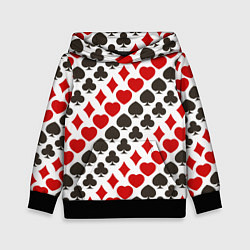 Детская толстовка Карточные Масти Card Suits