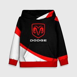 Толстовка-худи детская DODGE SPORT, цвет: 3D-красный