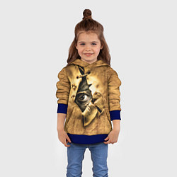 Толстовка-худи детская Джиперс Криперс видит, цвет: 3D-синий — фото 2