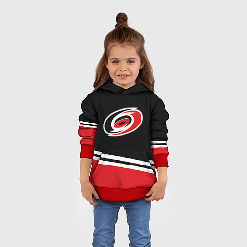 Детская толстовка Carolina Hurricanes , Каролина Харрикейнз / 3D-Красный – фото 4