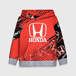 Толстовка-худи детская HONDA хонда sport, цвет: 3D-меланж