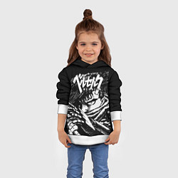 Толстовка-худи детская ГАТС BERSERK БЕРСЕРК, цвет: 3D-белый — фото 2