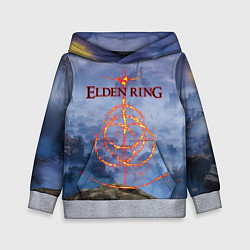 Толстовка-худи детская Elden Ring, Logo, цвет: 3D-меланж