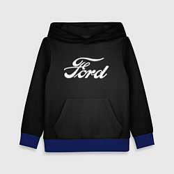 Толстовка-худи детская Ford форд крбон, цвет: 3D-синий