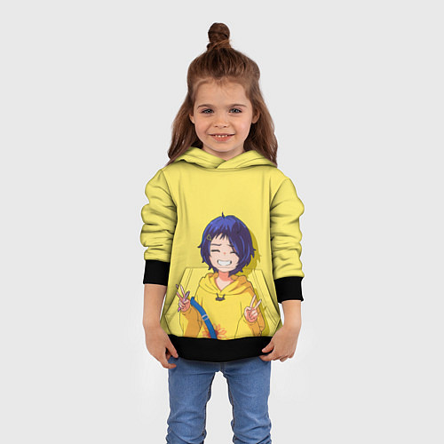 Детская толстовка ПРИОРИТЕТ ЧУДО-ЯЙЦА ОТО АЙ / 3D-Черный – фото 4