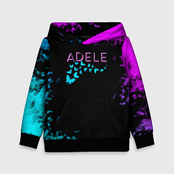 Толстовка-худи детская Adele neon, цвет: 3D-черный