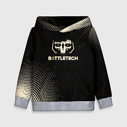 Толстовка-худи детская BattleTech, цвет: 3D-меланж