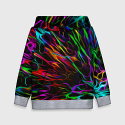 Толстовка-худи детская Neon pattern Vanguard, цвет: 3D-меланж