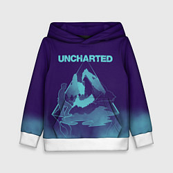 Толстовка-худи детская Uncharted Арт, цвет: 3D-белый