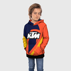 Толстовка-худи детская KTM VINTAGE SPORTWEAR, цвет: 3D-черный — фото 2