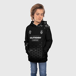 Толстовка-худи детская Galatasaray Форма Champions, цвет: 3D-черный — фото 2