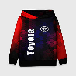 Толстовка-худи детская ТОЙОТА Toyota Графика, цвет: 3D-черный