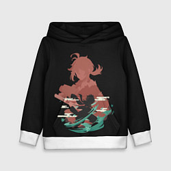 Толстовка-худи детская KAZUHA GENSHIN IMPACT, цвет: 3D-белый