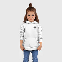Толстовка-худи детская Russia White Collection 20222023, цвет: 3D-белый — фото 2