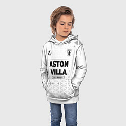 Толстовка-худи детская Aston Villa Champions Униформа, цвет: 3D-белый — фото 2