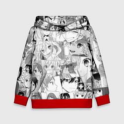 Толстовка-худи детская Horimiya pattern, цвет: 3D-красный