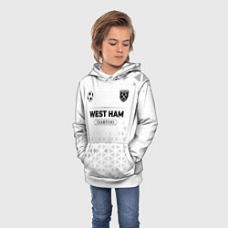 Толстовка-худи детская West Ham Champions Униформа, цвет: 3D-белый — фото 2