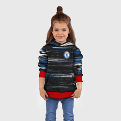 Толстовка-худи детская Chelsea челси лого, цвет: 3D-красный — фото 2