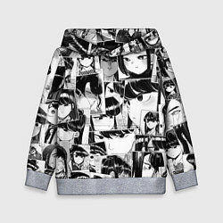 Толстовка-худи детская Komi san pattern, цвет: 3D-меланж