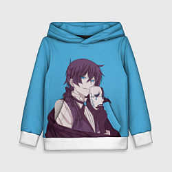 Толстовка-худи детская Красавчик Ванитас, цвет: 3D-белый