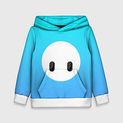 Толстовка-худи детская Fall Guy blue, цвет: 3D-белый