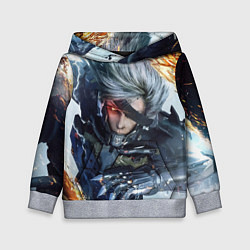 Толстовка-худи детская Metal Gear Rising: Revengeance, цвет: 3D-меланж