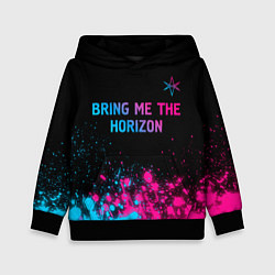 Толстовка-худи детская Bring Me the Horizon Neon Gradient, цвет: 3D-черный