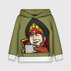 Толстовка-худи детская Ciaphas Cain Mug 3D, цвет: 3D-белый