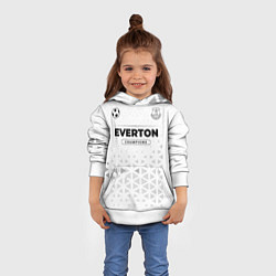Толстовка-худи детская Everton Champions Униформа, цвет: 3D-белый — фото 2