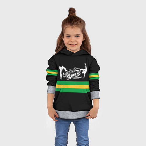 Детская толстовка Капоэйра / 3D-Меланж – фото 4
