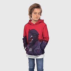Толстовка-худи детская Bondrewd из аниме Созданный в бездне, цвет: 3D-белый — фото 2