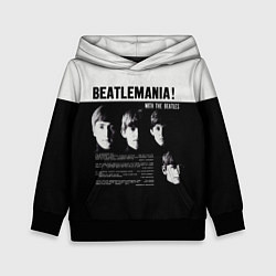 Толстовка-худи детская With The Beatles Битломания, цвет: 3D-черный
