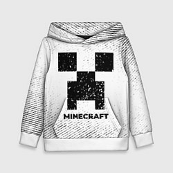 Детская толстовка Minecraft с потертостями на светлом фоне