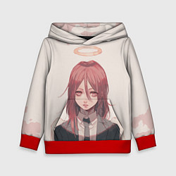 Толстовка-худи детская Дьявол-ангел, цвет: 3D-красный