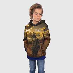 Толстовка-худи детская STALKER В Поле, цвет: 3D-синий — фото 2