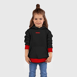 Толстовка-худи детская DUSHNILA, цвет: 3D-красный — фото 2