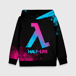 Толстовка-худи детская Half-Life - neon gradient, цвет: 3D-черный