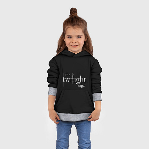 Детская толстовка The twilight saga / 3D-Меланж – фото 4