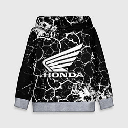 Толстовка-худи детская Honda logo арт, цвет: 3D-меланж